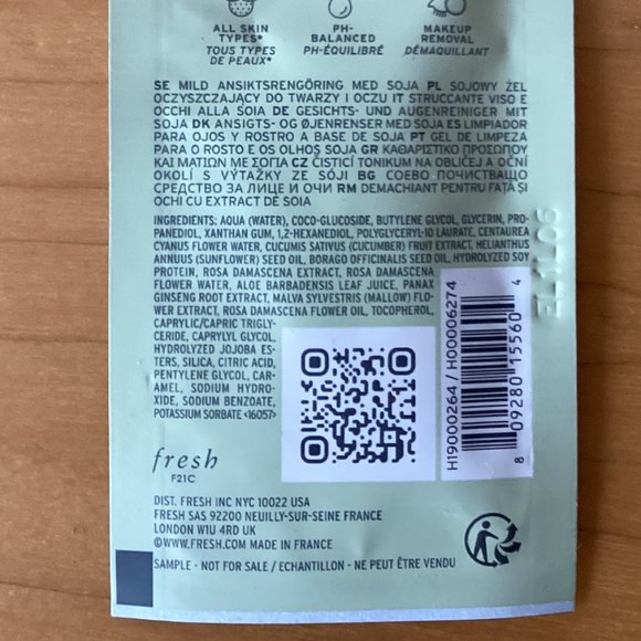 2ml Fresh Soy Face Cleanser for All Skin Types - Picture 6 of 6